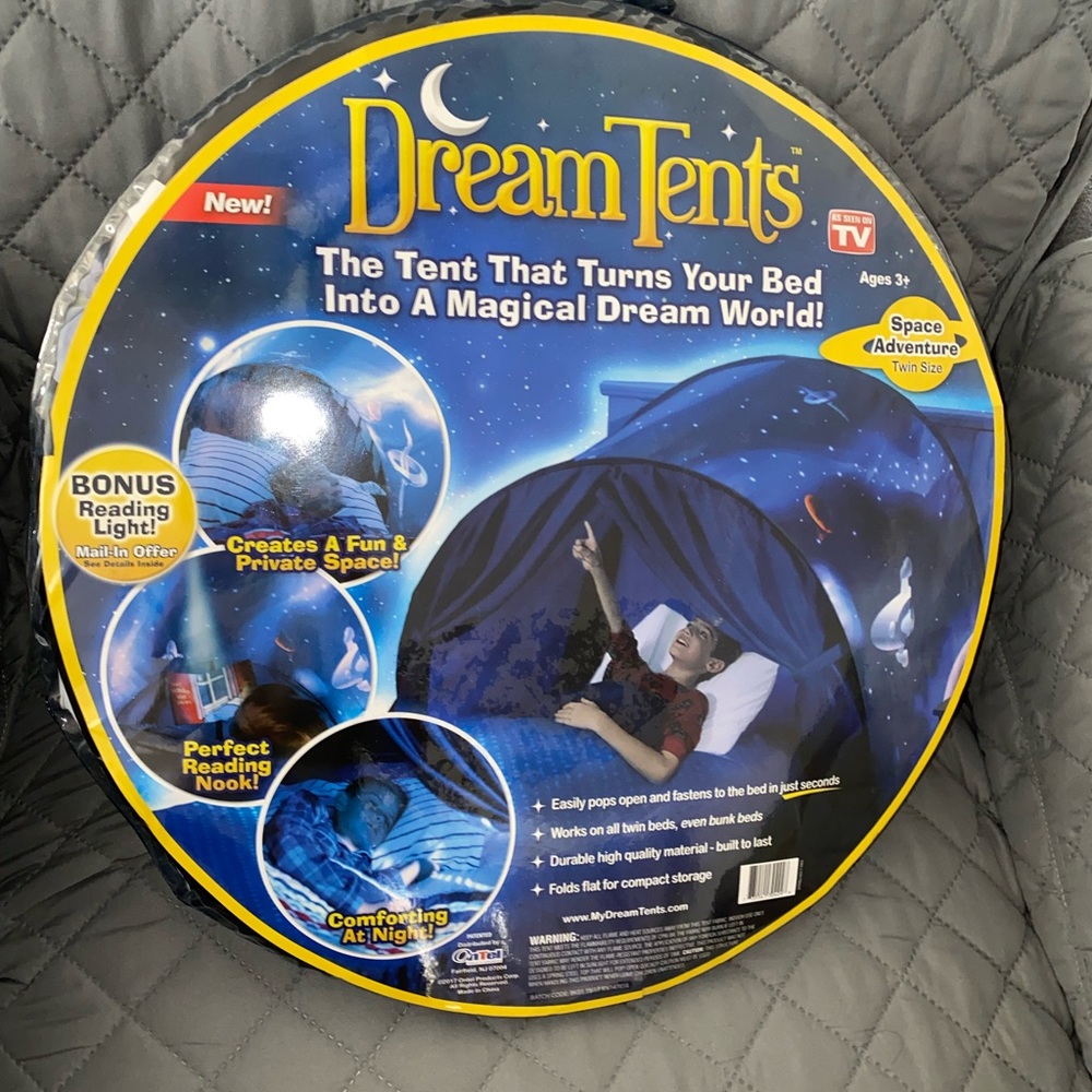 Dream tent used once in original packaging